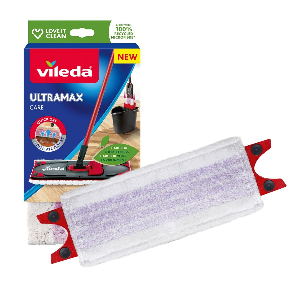 Ricambio Mocio Per Pavimenti Vileda Ultramax Care (1 Unità) 2 S9148532_0