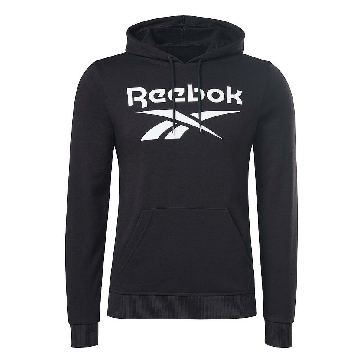 Felpa con Cappuccio Uomo Reebok I FT BIG LOGO OTH H54788 Nero 7 S2025547_5