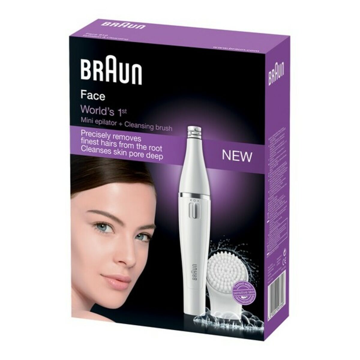 Pulitore-Epilatore Elettrico per il Viso Braun 810 3 S7112658_1