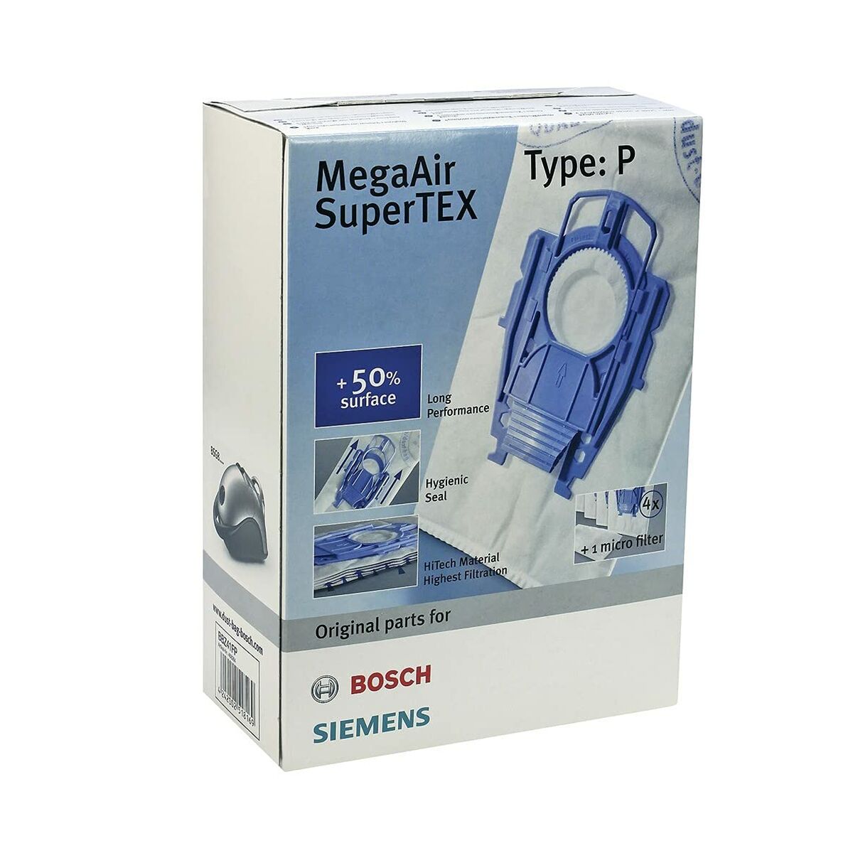 Sacchetto di Ricambio per Aspirapolvere BOSCH W7-52326S 2 S9100075_0