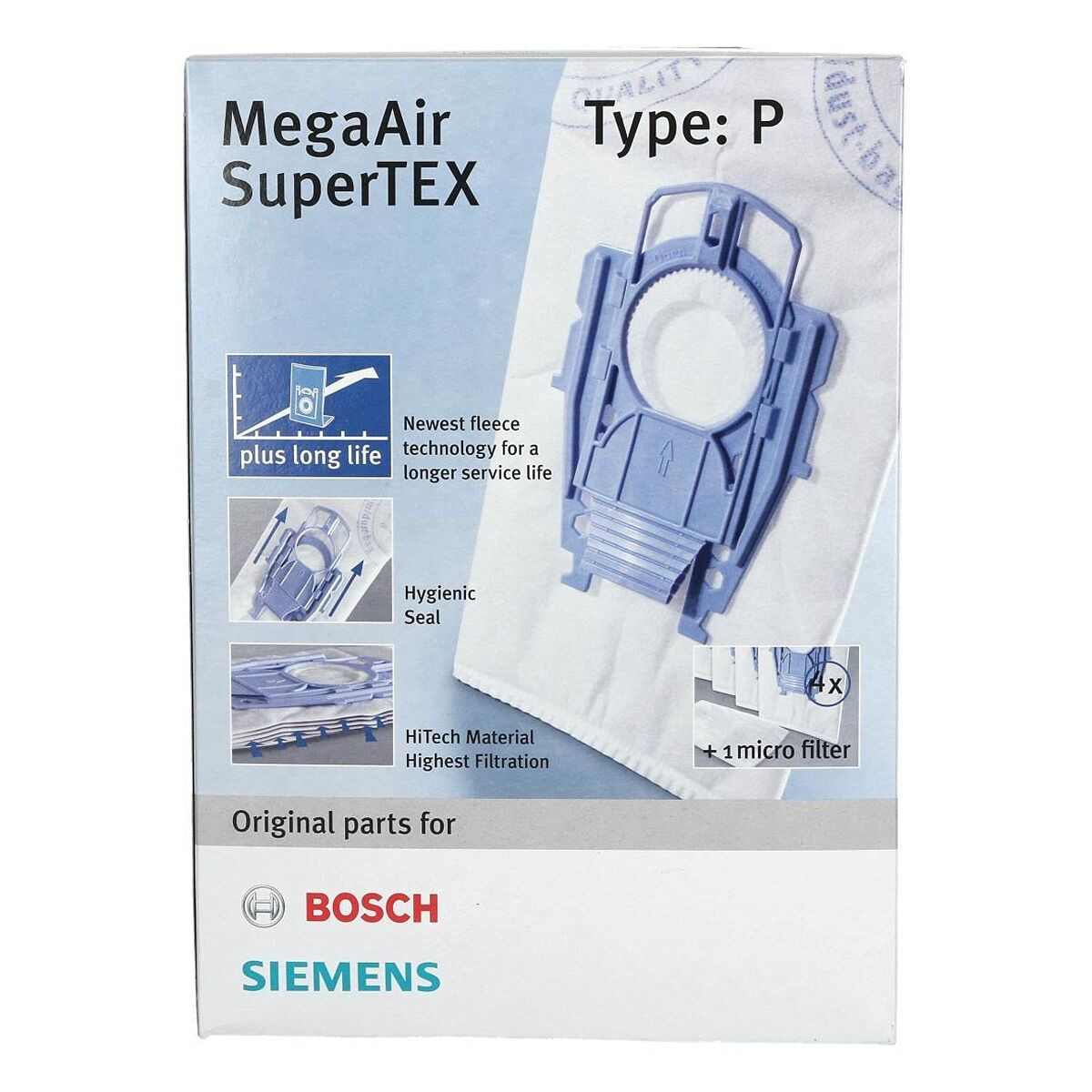 Sacchetto di Ricambio per Aspirapolvere BOSCH W7-52326S 8 S9100075_6
