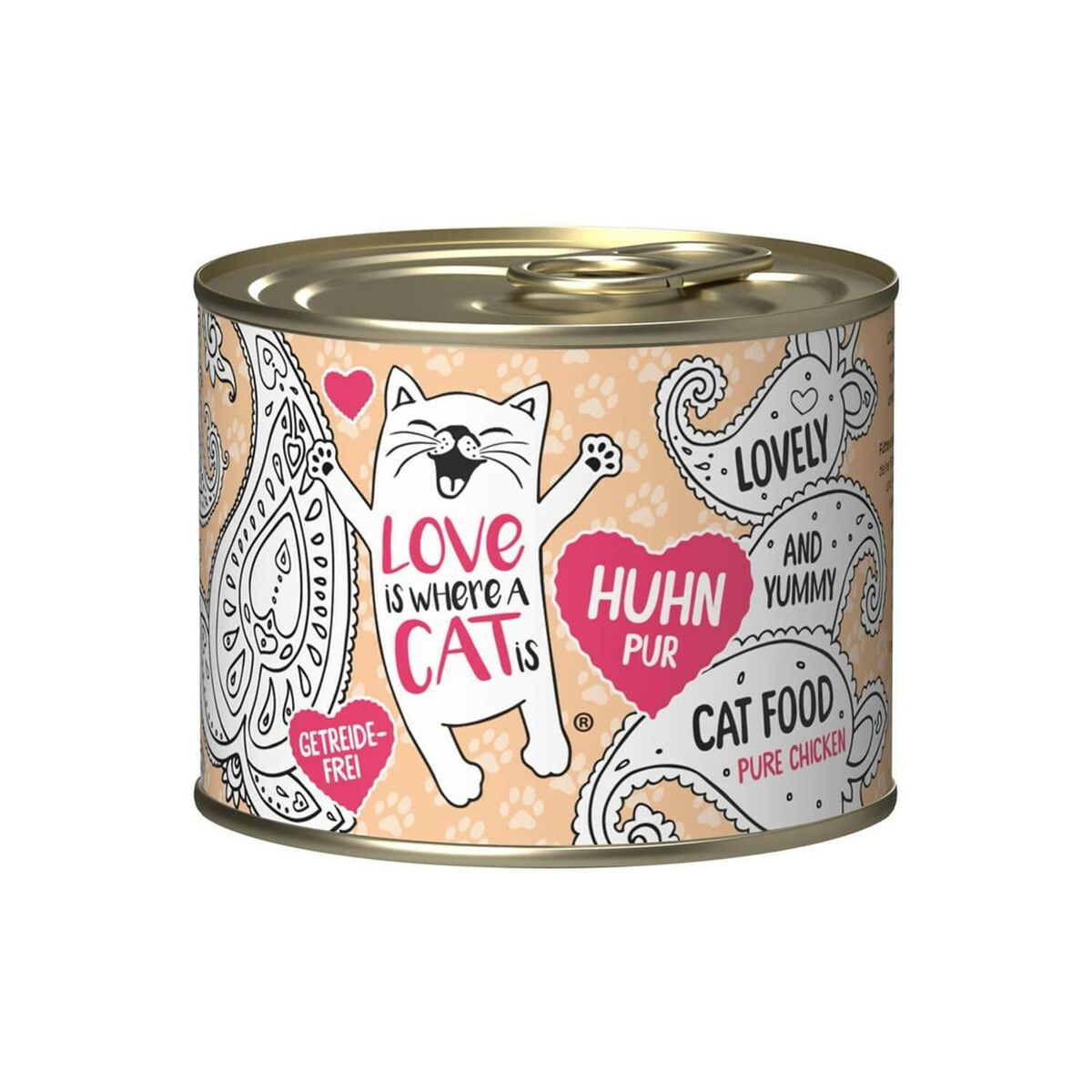 Cibo per gatti LOVE IS WHERE A CAT IS 2191040 Pollo 200 g 2 S91108689_0