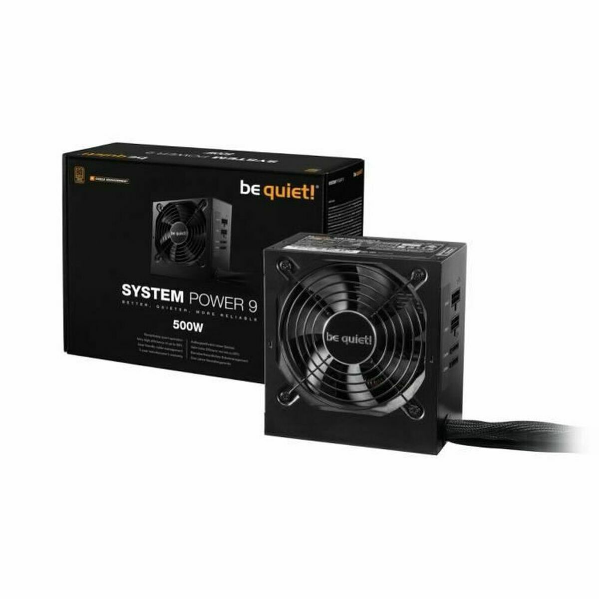 Fonte di Alimentazione Be Quiet! BN301 ATX 500 W 80 Plus Bronze 2 S9129398_0