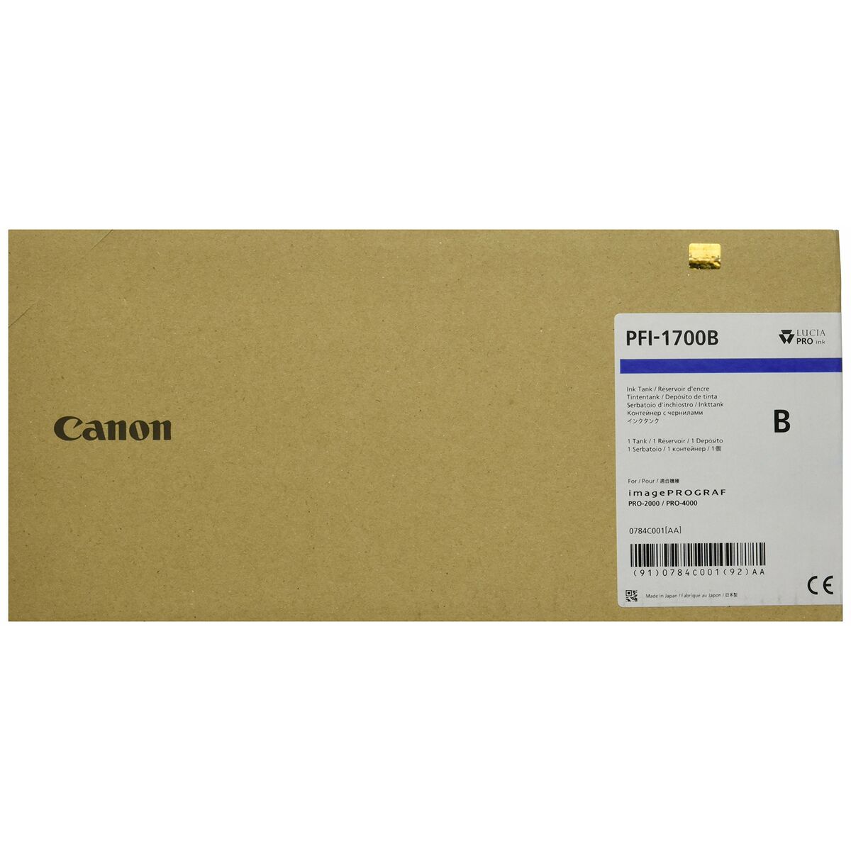 Cartuccia ad Inchiostro Originale Canon PFI-1700B Azzurro 4 M0504352_2