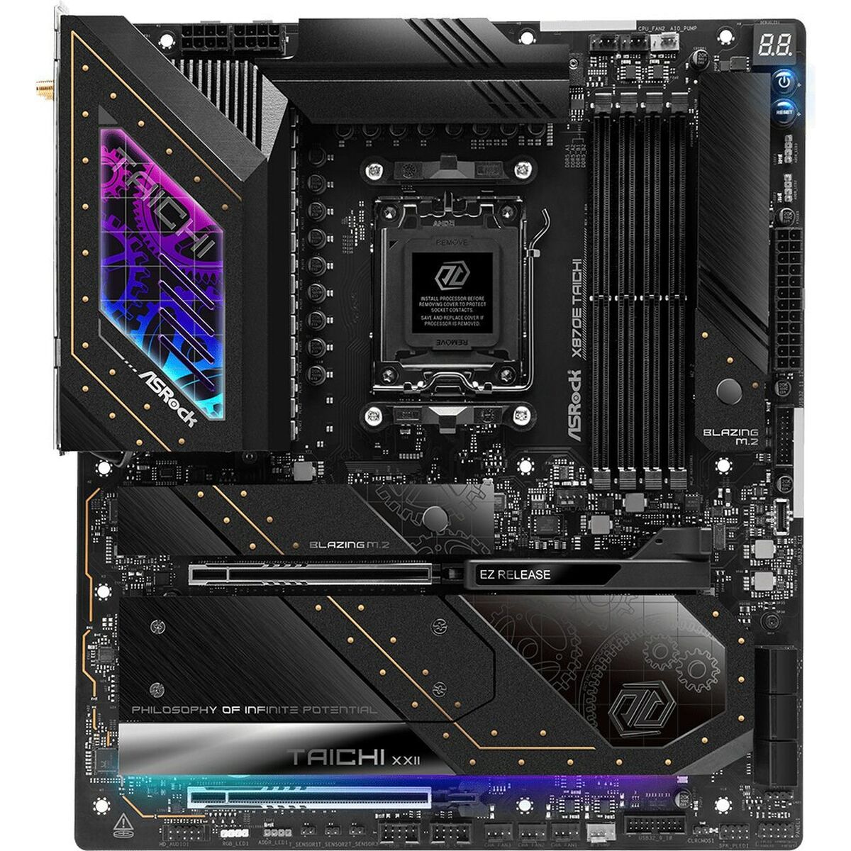 Scheda Madre ASRock X870E Taichi Intel Wi-Fi 6 AMD AM5 AMD X870E 8 S91106858_6