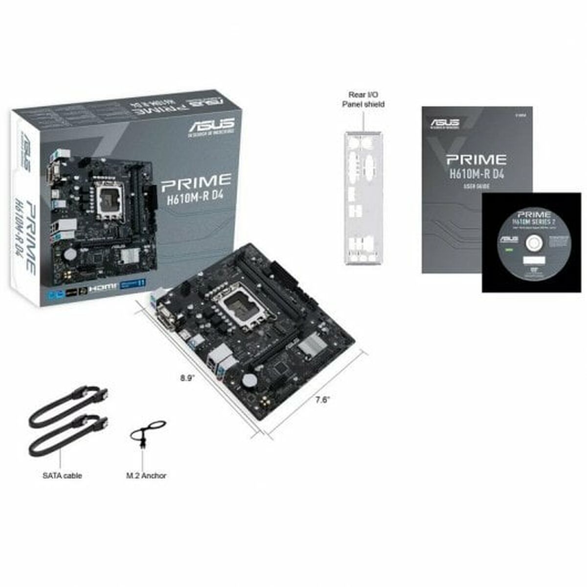Scheda Madre Asus PRIME H610M-R D4 LGA 1700 INTEL H610 10 S9124628_8