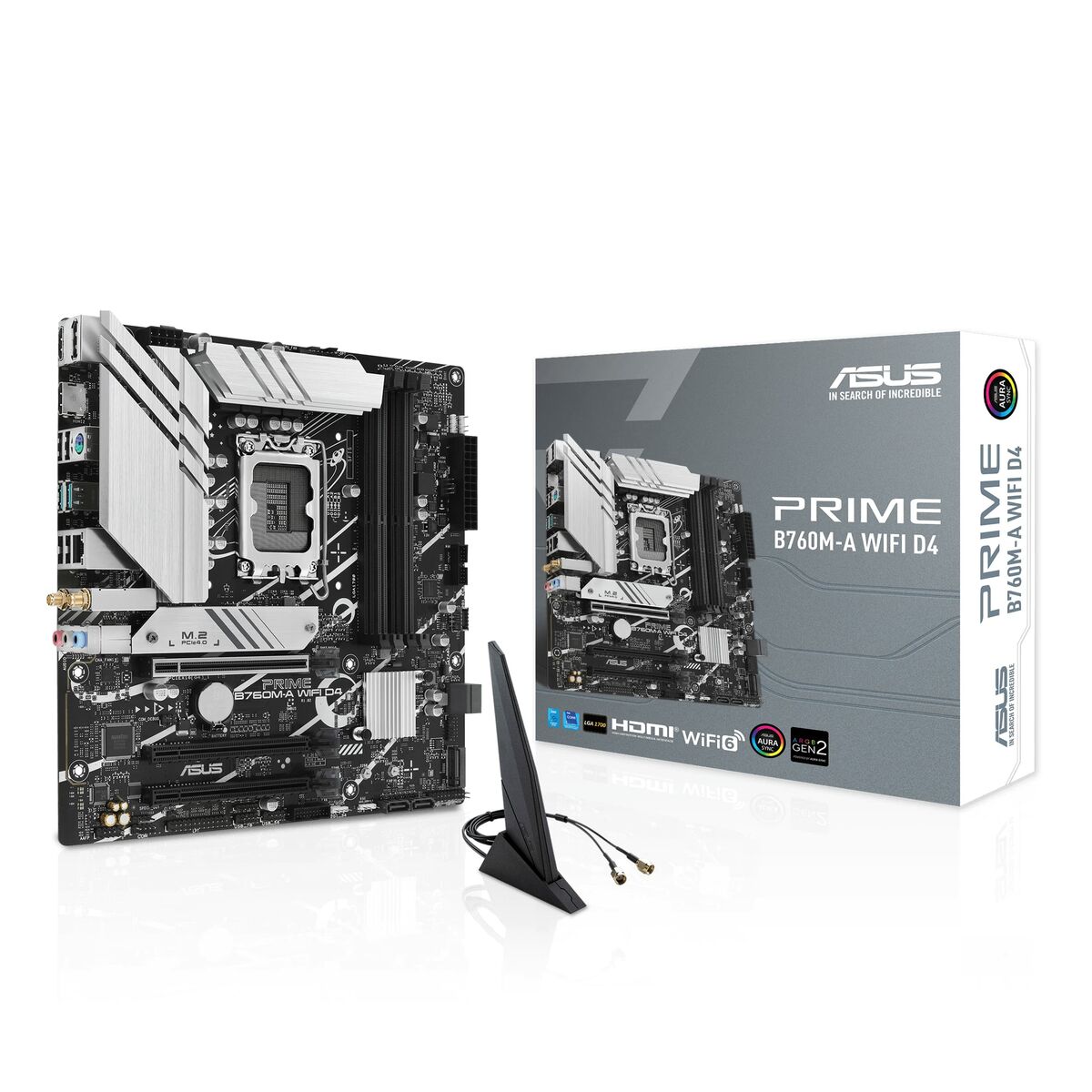 Scheda Madre Asus PRIME B760M-A WIFI D4 LGA 1700 Intel B760 3 S9124624_1