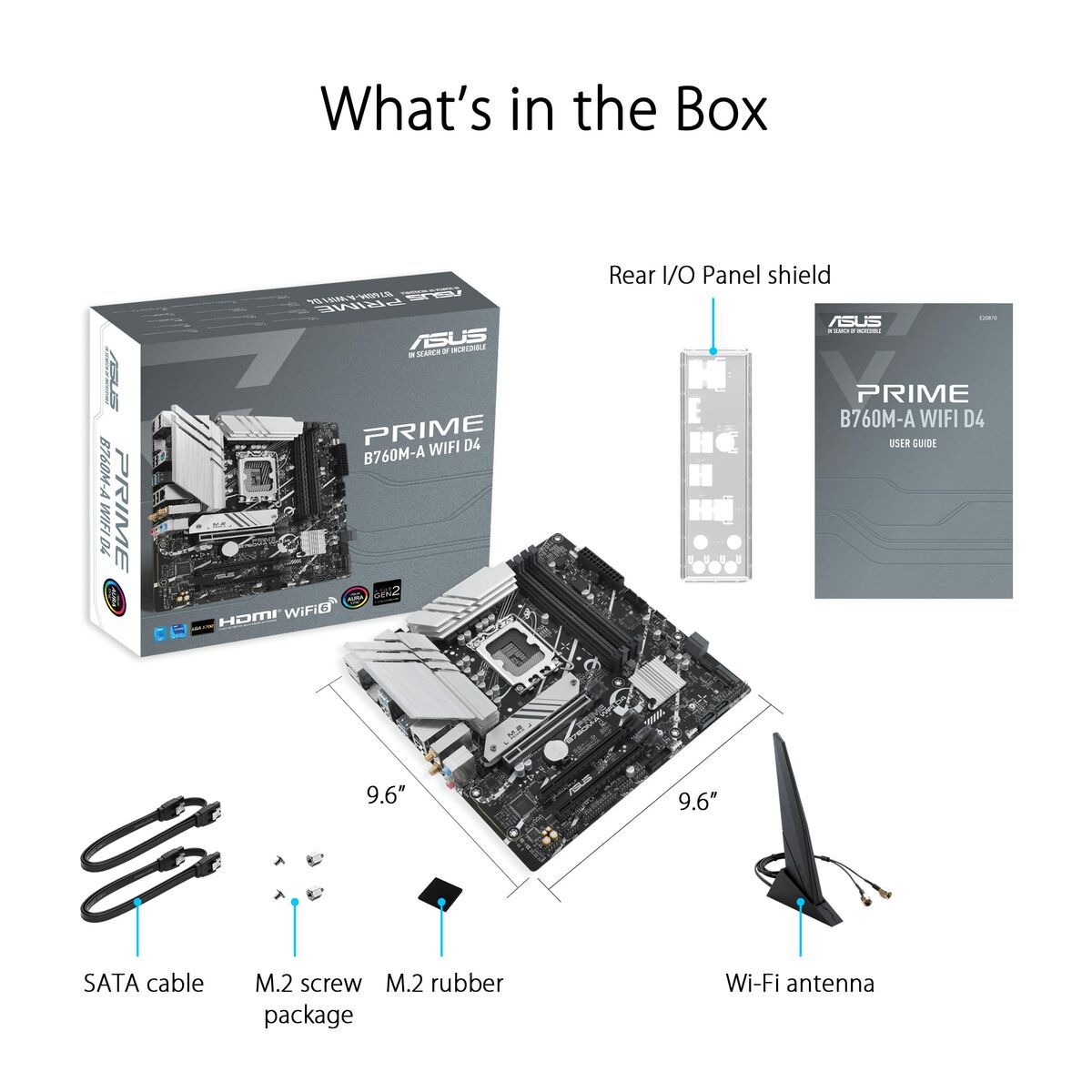 Scheda Madre Asus PRIME B760M-A WIFI D4 LGA 1700 Intel B760 8 S9124624_6