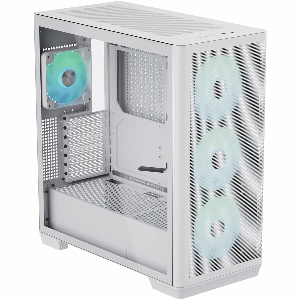 Case computer desktop ATX Aerocool APNX-C1-WT-V1-ARGB Bianco 2 S9146411_0
