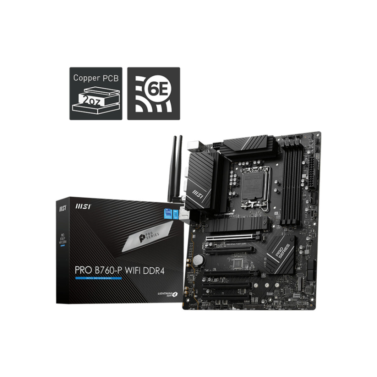 Scheda Madre MSI PRO B760-P WIFI DDR4 LGA 1700 2 S7195508_0