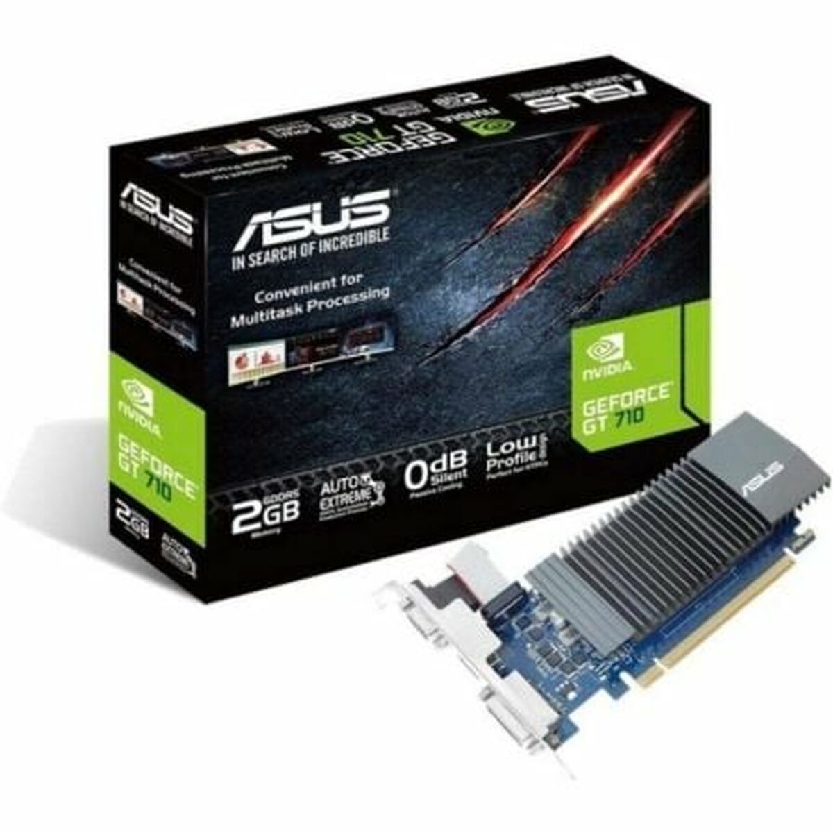 Scheda Grafica Asus 90YV0ALA-M0NA00 NVIDIA GeForce GT 710 2 GB GDDR5 2 S91105922_0
