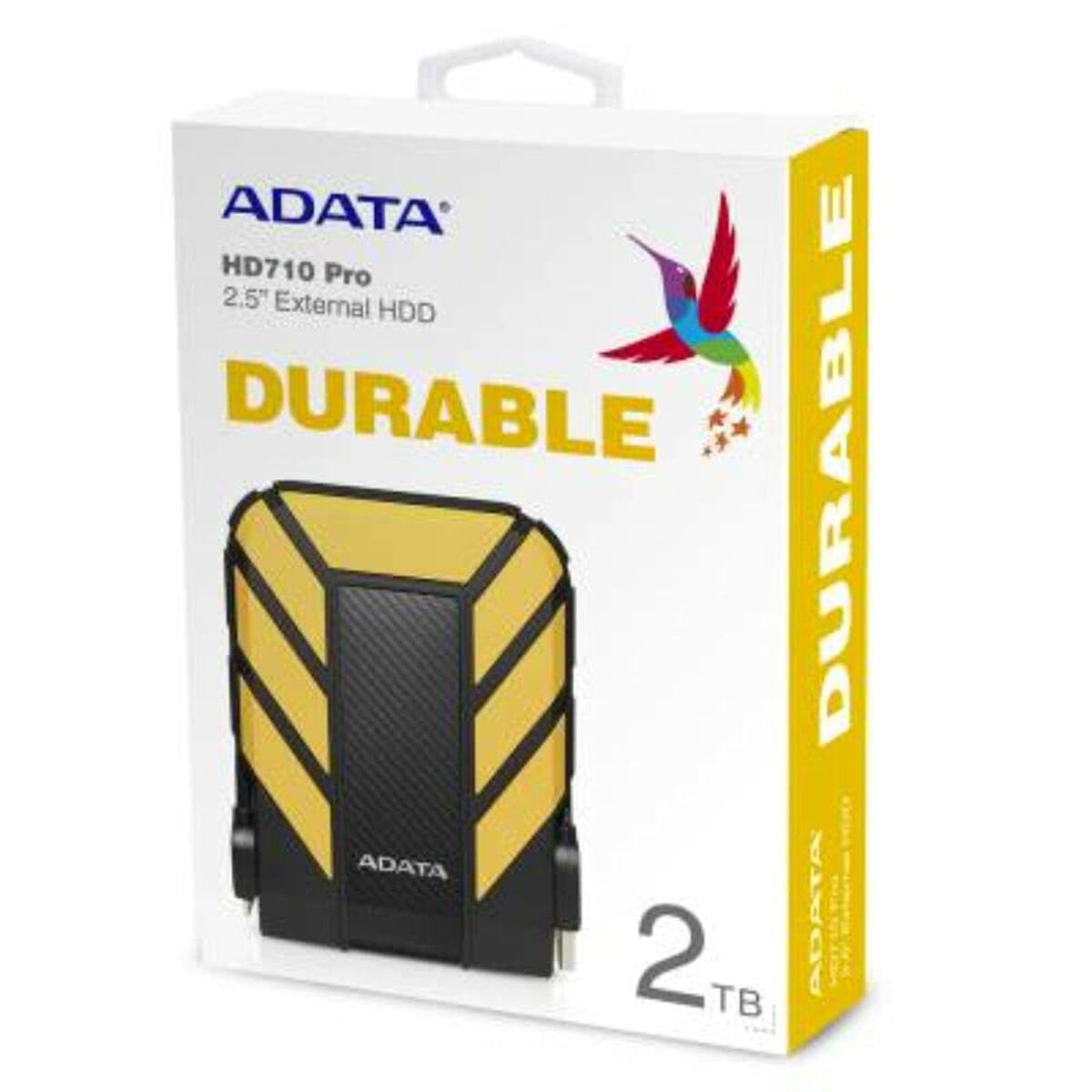 Hard Disk Esterno Adata HD710 Pro Giallo Nero 2 TB HDD 4 S9107590_2