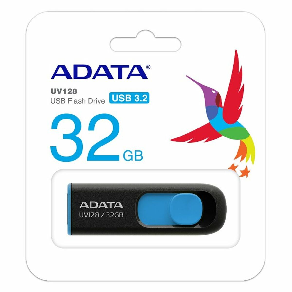 Memoria USB Adata DashDrive UV128 32GB Azzurro Nero 32 GB 8 S9121899_6