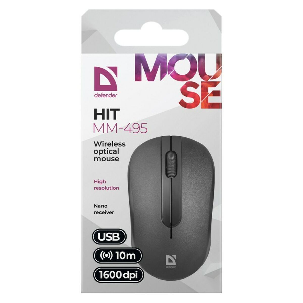 Mouse Ottico Mouse Ottico Defender HIT MM-495 Nero 5 S9123115_3