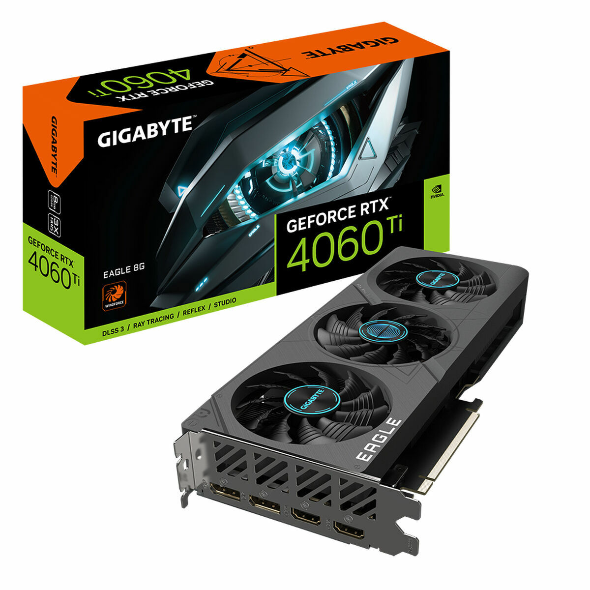 Scheda Grafica Gigabyte GV-N406TEAGLE-8GD Geforce RTX 4060 Ti GDDR6 2 S7195869_0