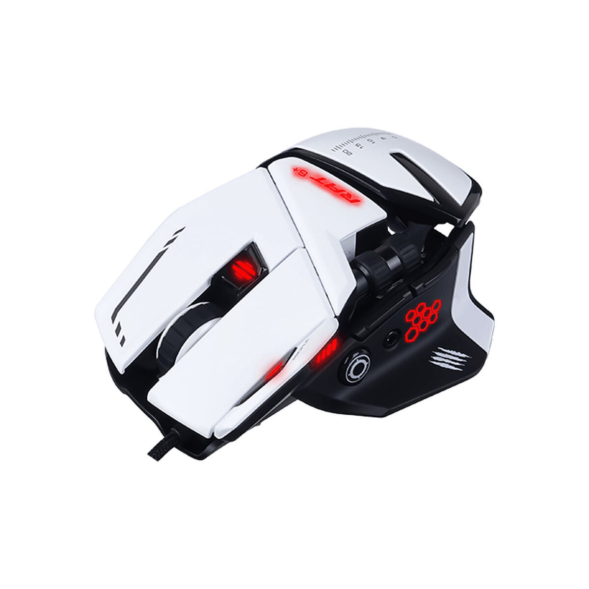 Mouse Mad Catz MR04DCINWH000-0 Bianco Multicolore Monocromatica 12000 dpi 4 S9171239_2