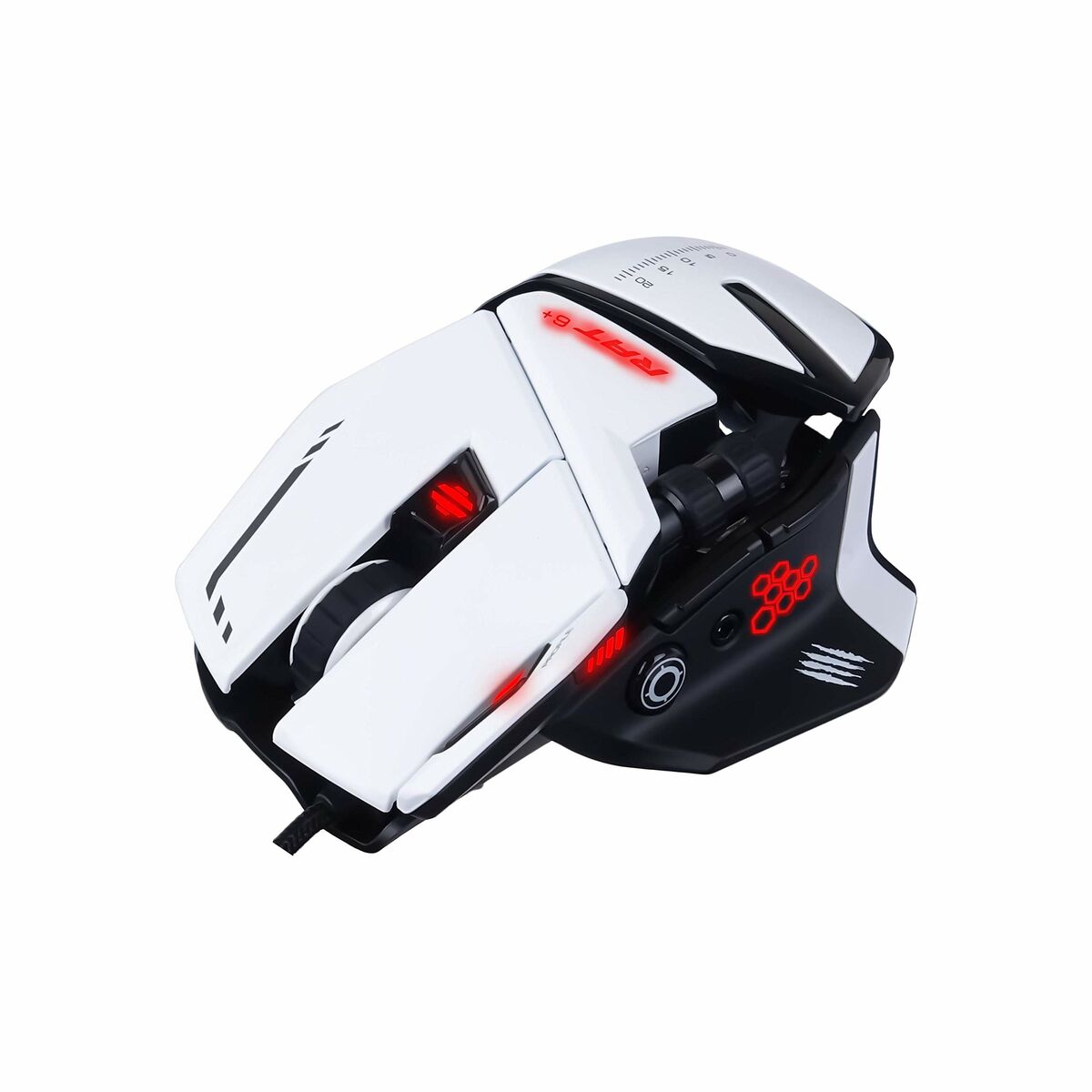 Mouse Mad Catz MR04DCINWH000-0 Bianco Multicolore Monocromatica 12000 dpi 7 S9171239_5