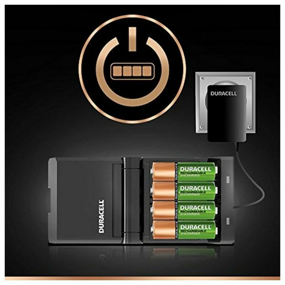 Caricabatterie + Batterie Ricaricabili DURACELL CEF27 2 x AA + 2 x AAA 1700 mAh 750 mAh (1 Unità) 6 S6503024_4