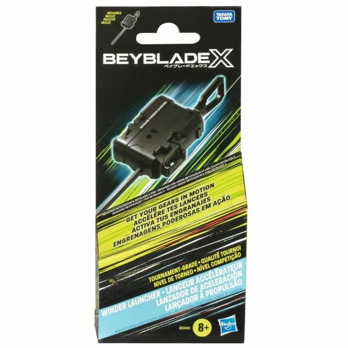 Statuetta Articolata Hasbro Lanzador oficial Beyblade X Winder 4 S71012635_2