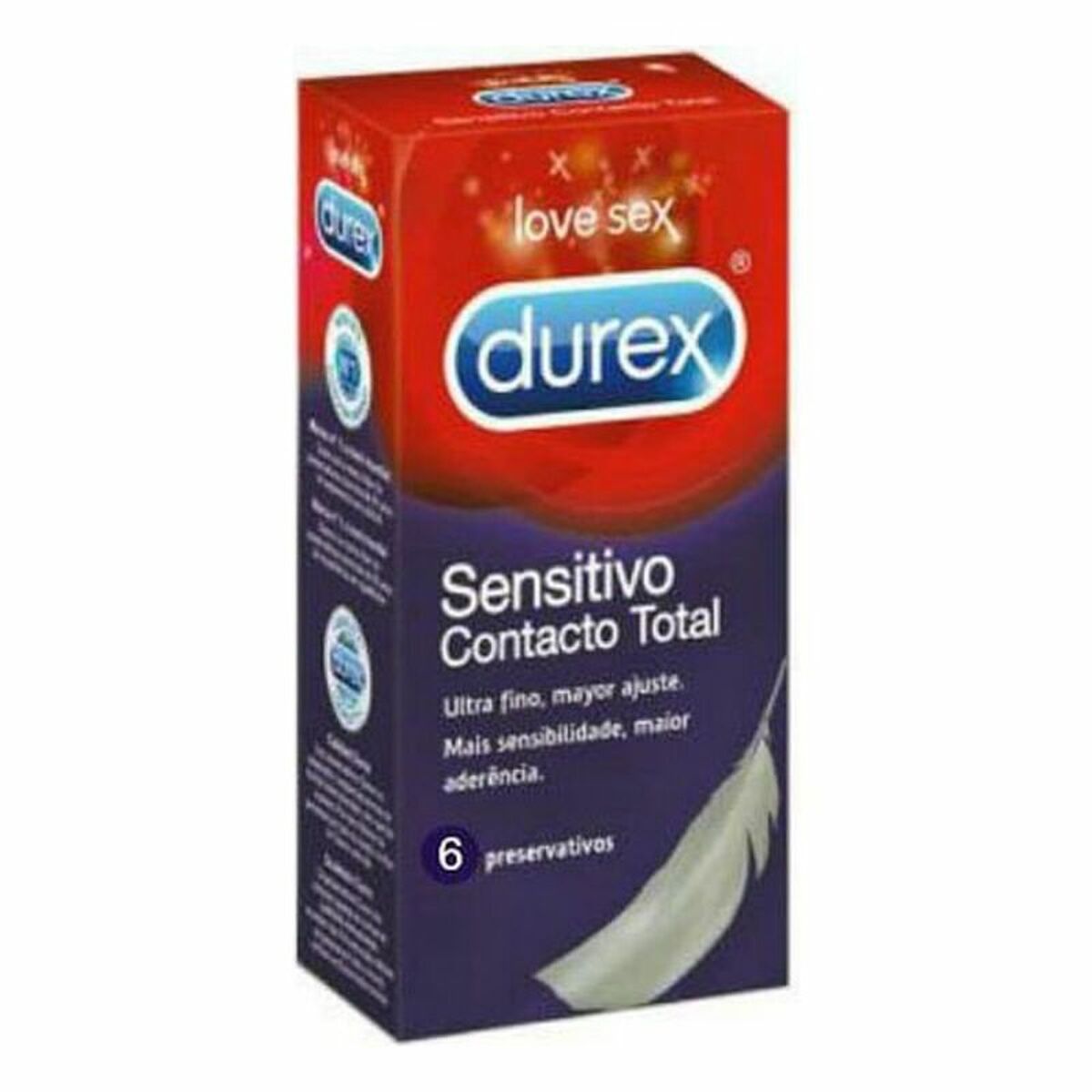 Preservativi Durex Sensitivo Contacto Total 6 Pezzi 1 Pezzi 2 S4000900_0