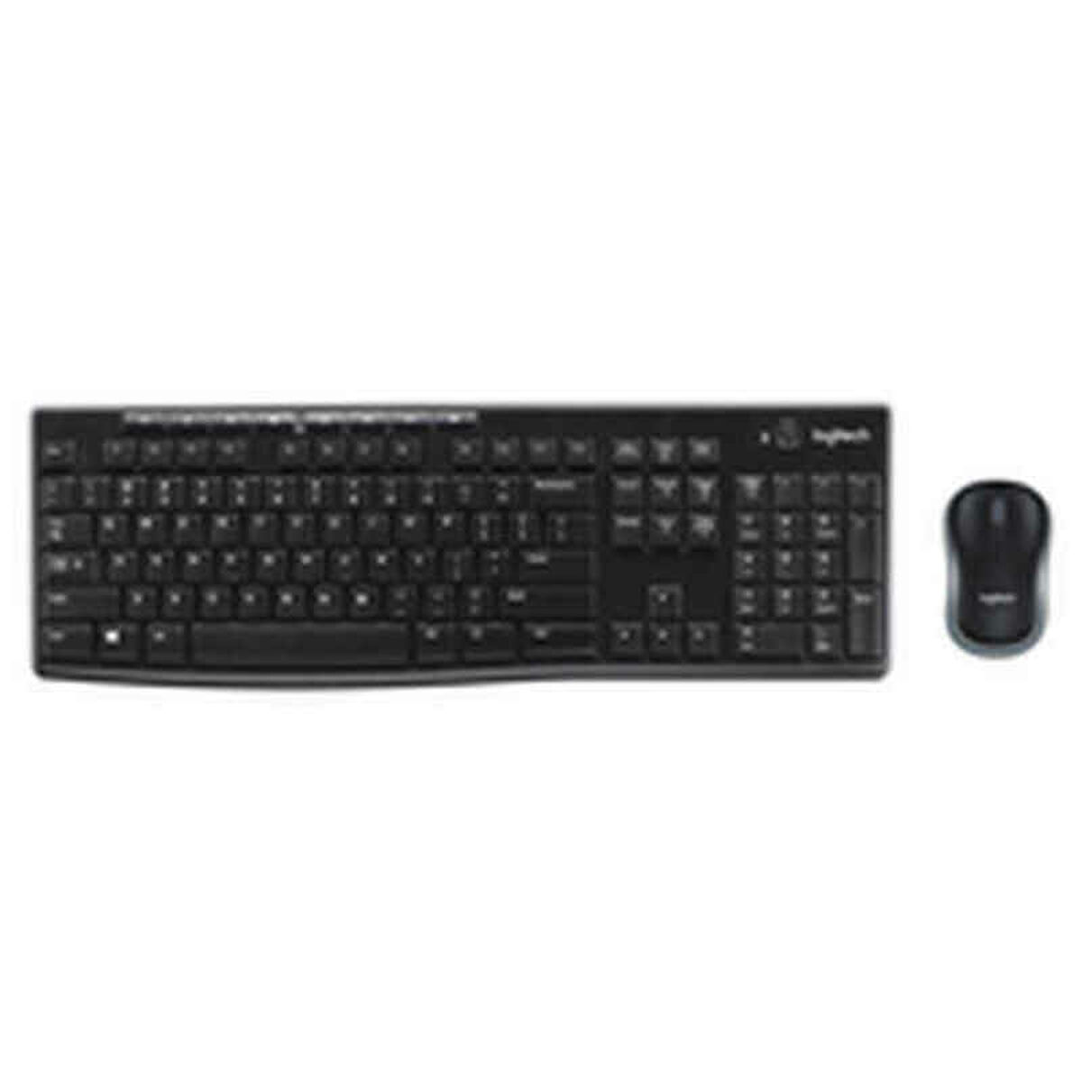 Mouse e Tastiera Logitech LGT-MK270-US Nero QWERTY Qwerty US 2 S9123430_0