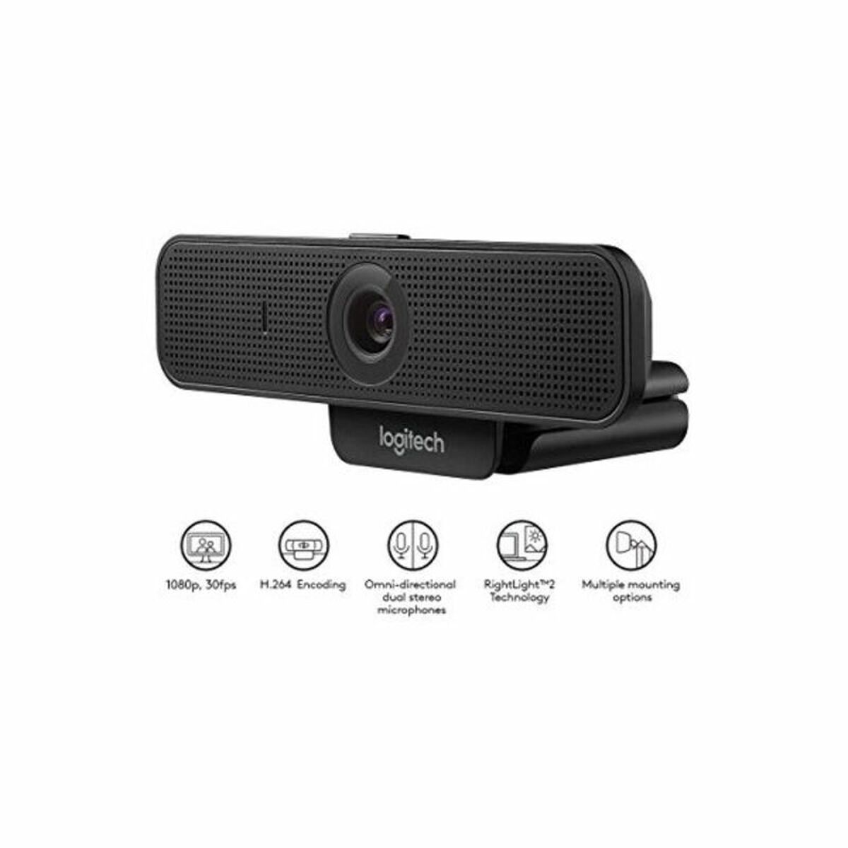 Webcam Logitech C925e Full HD 30 fps Nero (1) 4 S9123418_2