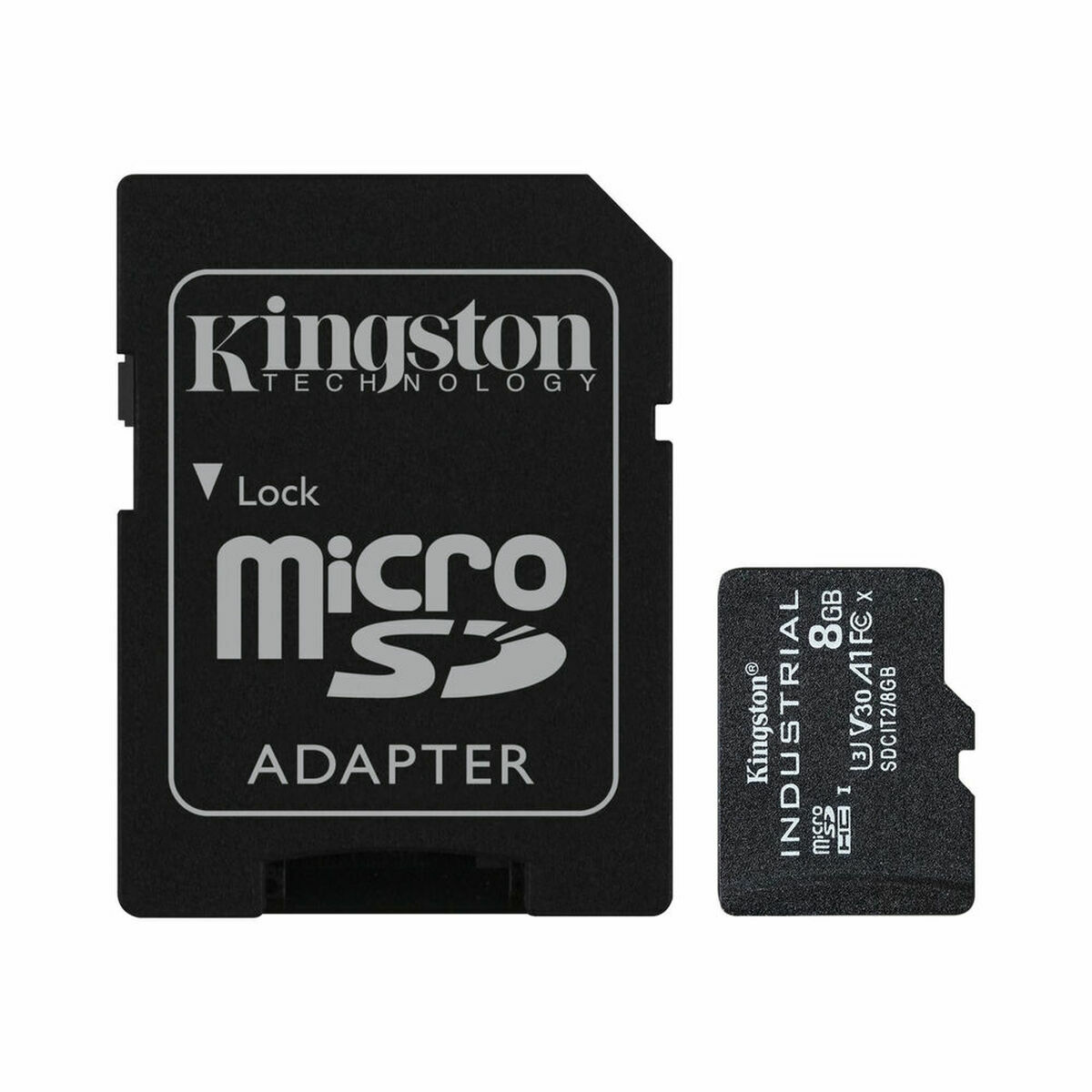 Scheda Di Memoria Micro SD con Adattatore Kingston SDCIT2/8GB 8GB 8 GB 2 S9193379_0