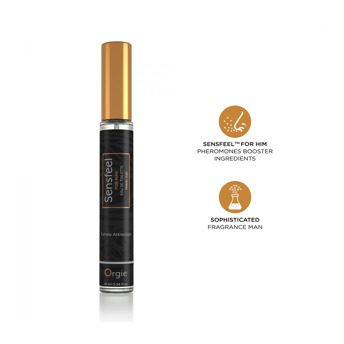 Eau de Parfum Rejouissance da Uomo Orgie 10 ml Con feromoni Sensfeel 4 M0401260_2