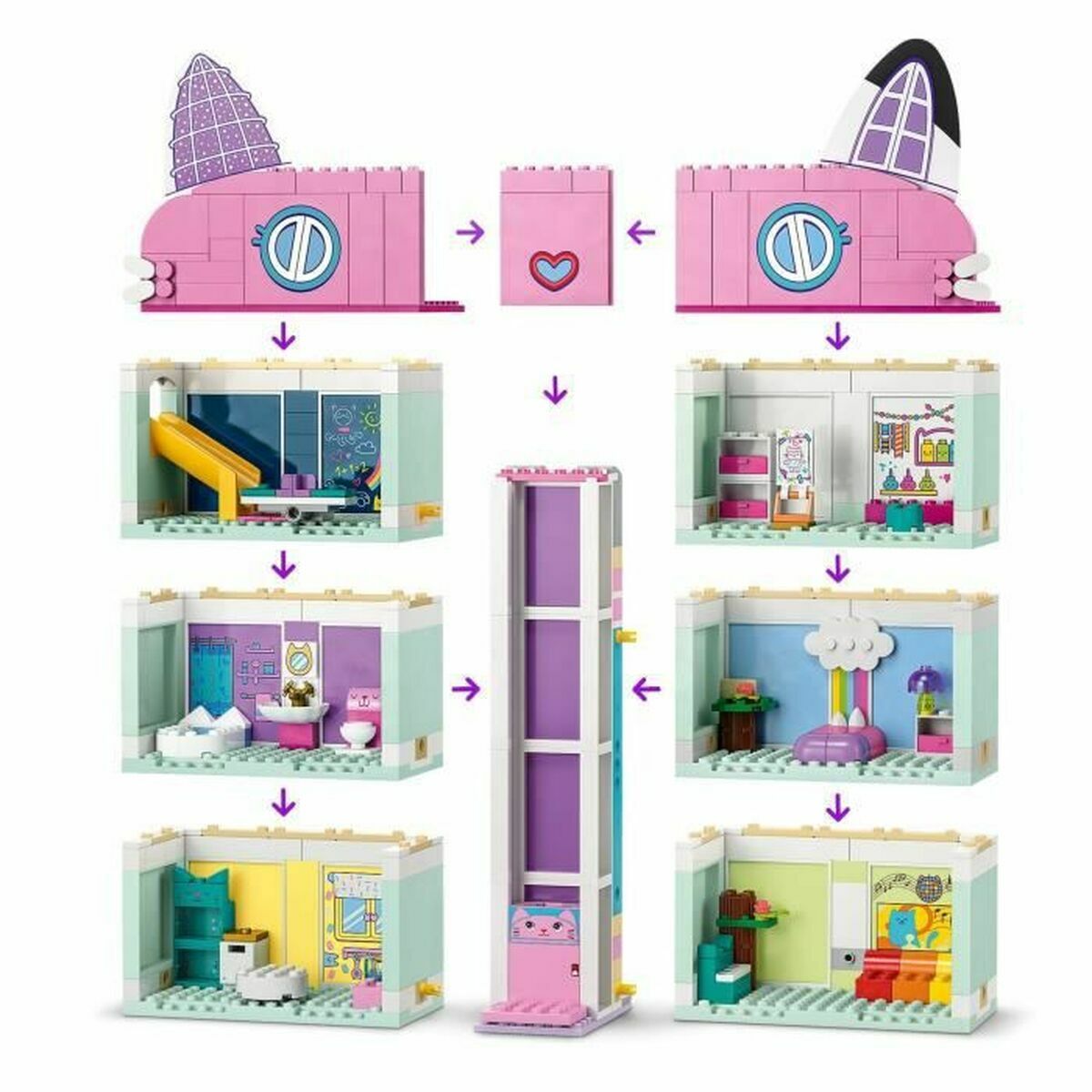 Set di Costruzioni Lego Gabby's Dollhouse Multicolore 5 S9137002_3