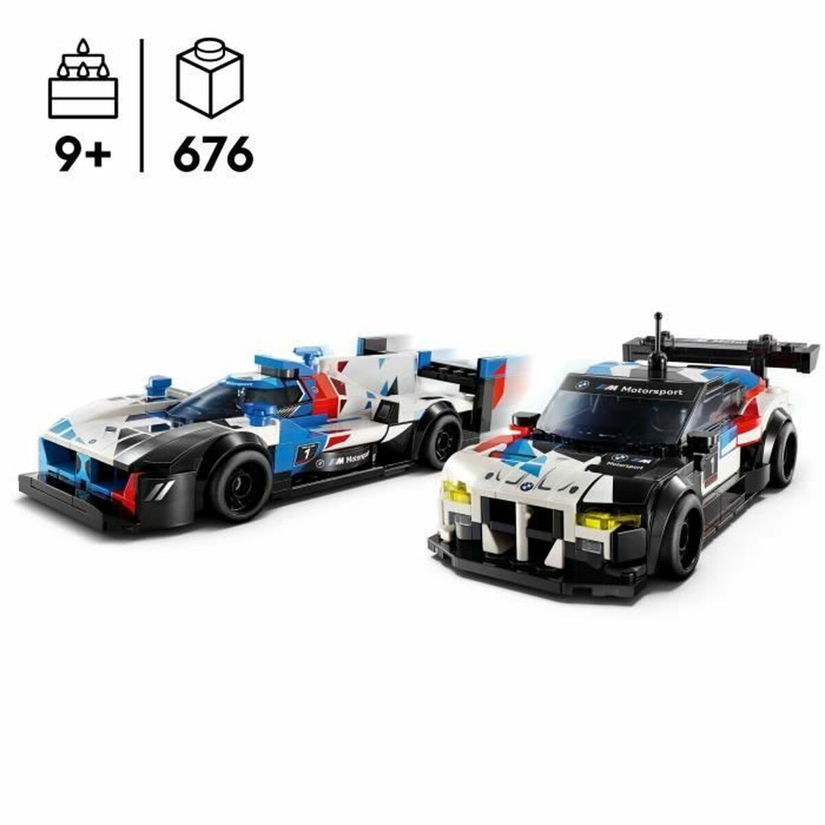 Set di Costruzioni Lego BMW M4 GT3 & BMW M Hybrid V8 Multicolore 3 S9195385_1