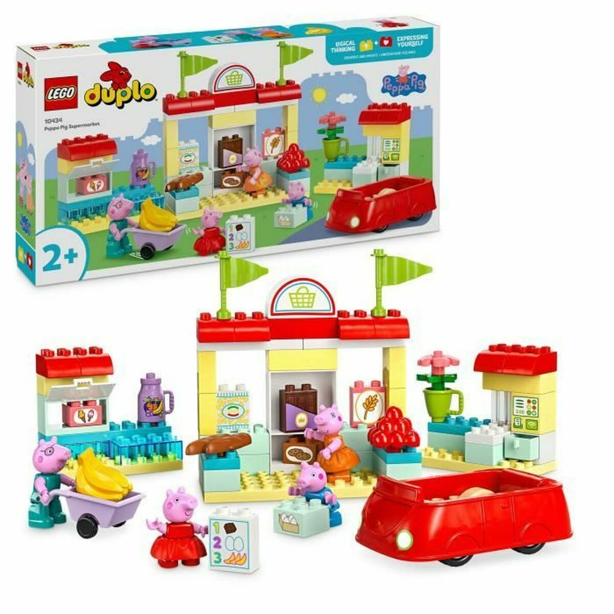 Set di Costruzioni Lego 10434 Peppa Pig 70 piezas 2 S91111162_0
