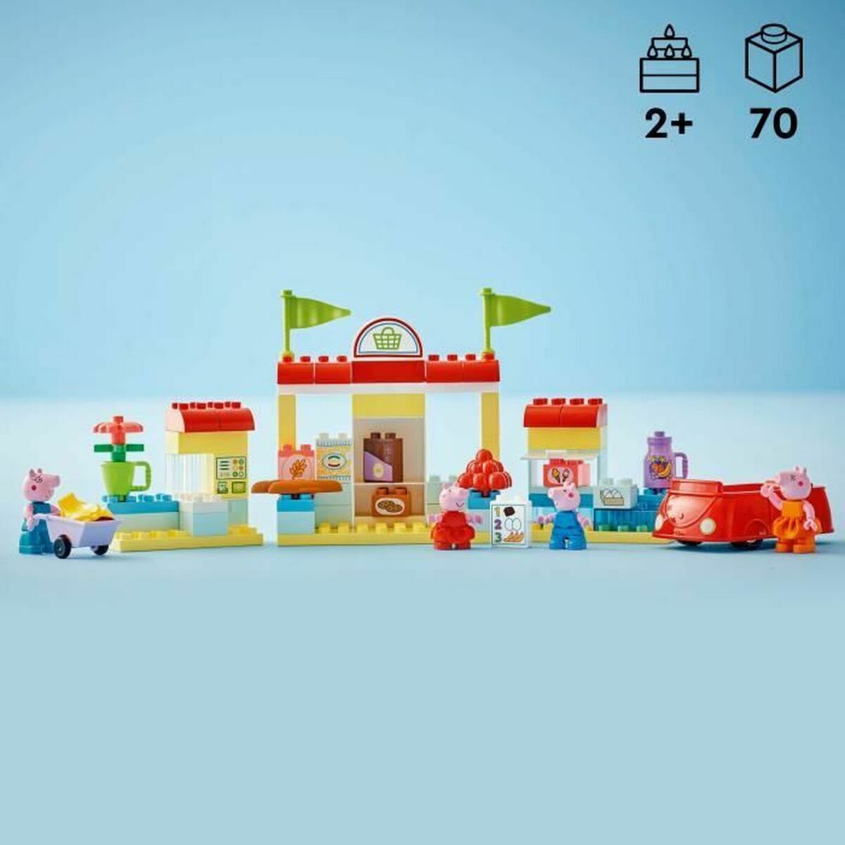 Set di Costruzioni Lego 10434 Peppa Pig 70 piezas 5 S91111162_3
