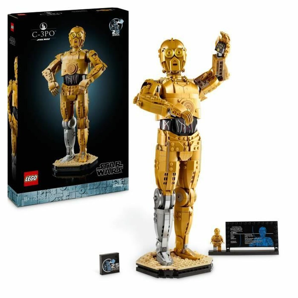 Set di Costruzioni Lego Star Wars 75398 C-3PO 1138 Pezzi 2 S91104159_0