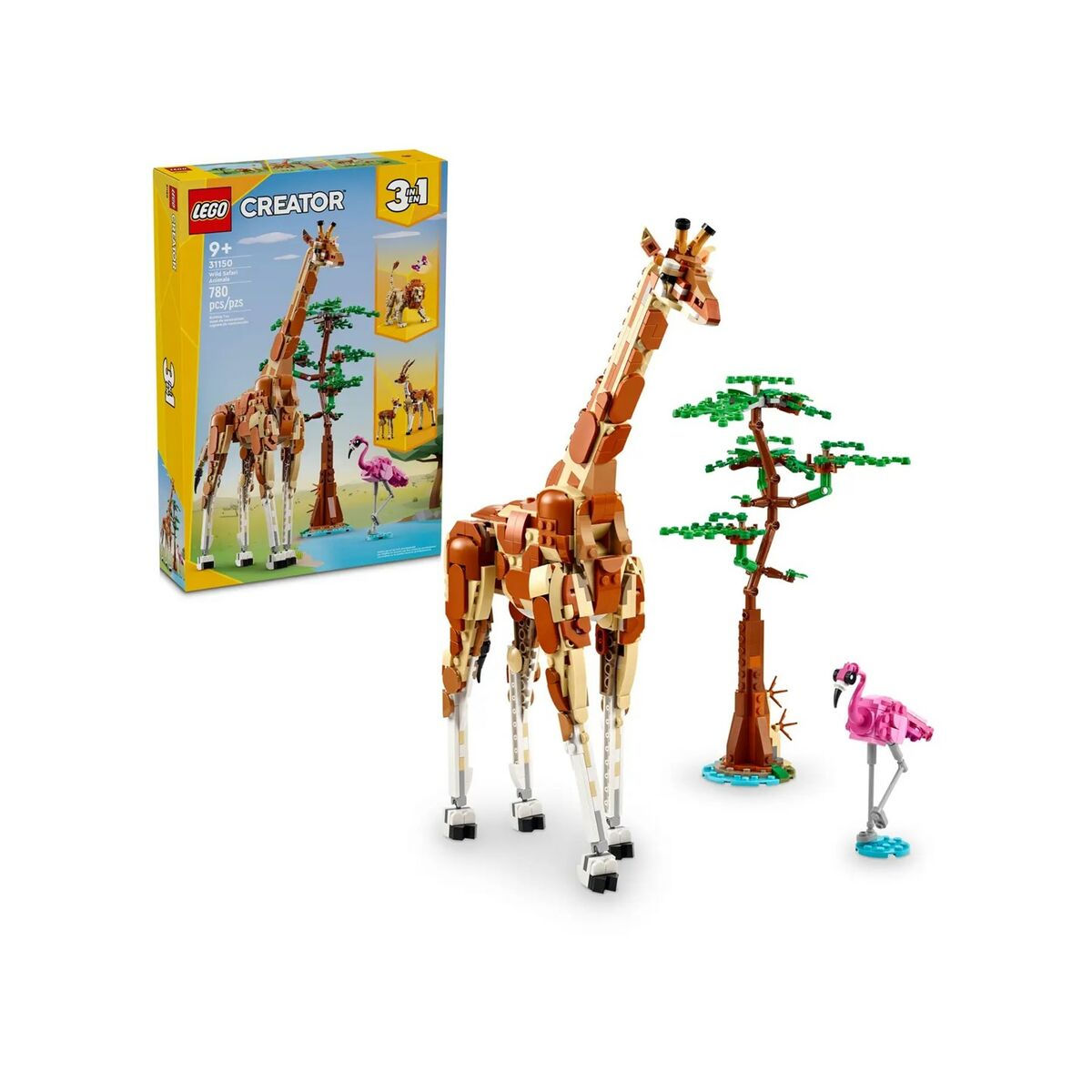 Set di Costruzioni Lego 31150 Wild Safari Animals Multicolore 780 Pezzi 2 S9189153_0