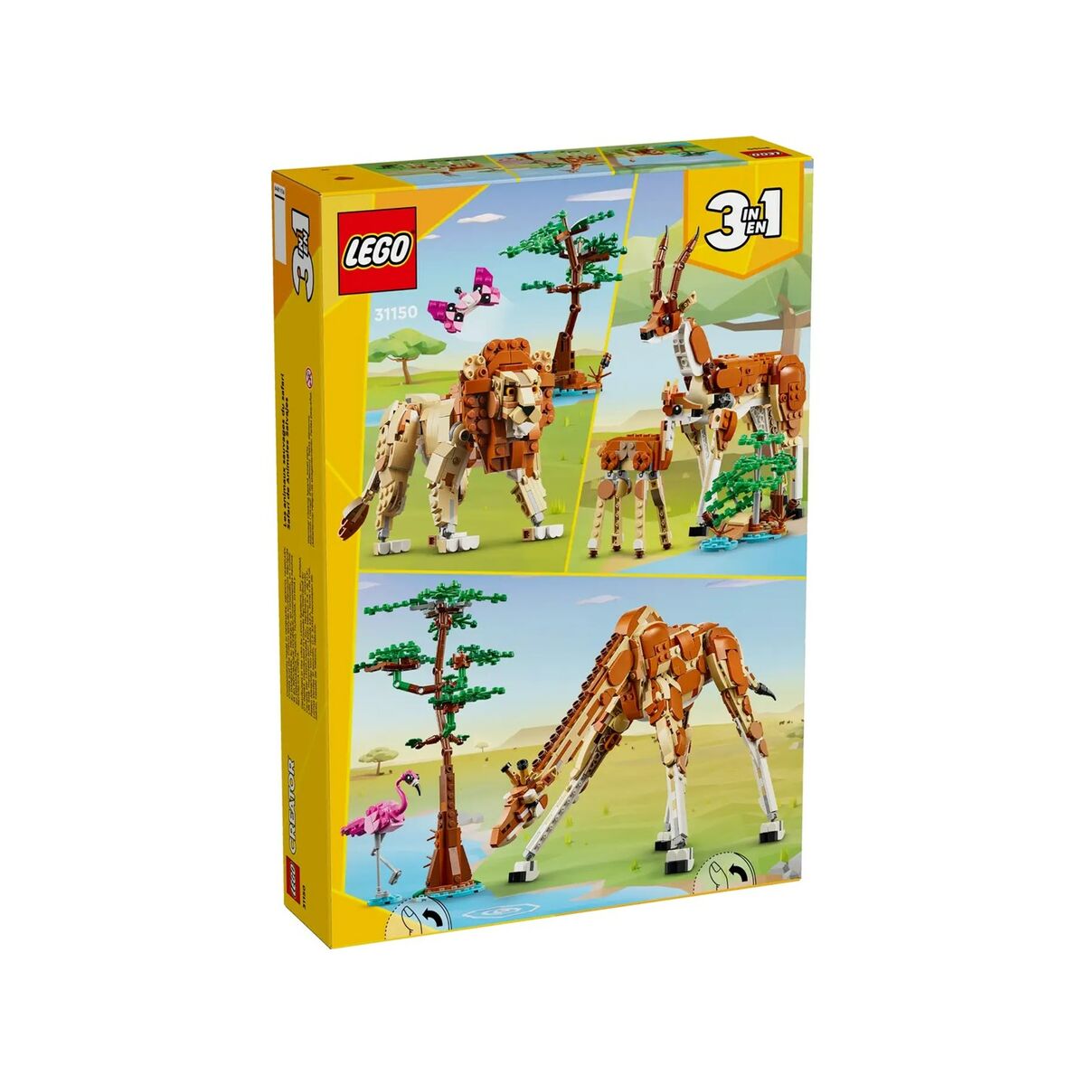 Set di Costruzioni Lego 31150 Wild Safari Animals Multicolore 780 Pezzi 3 S9189153_1