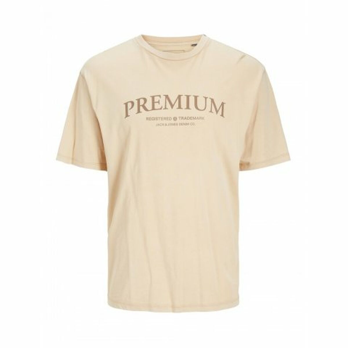 Maglia a Maniche Corte Uomo Jack & Jones JPRBLUWINSTON SS TEE 12255611 Arancio 3 S2034137_1