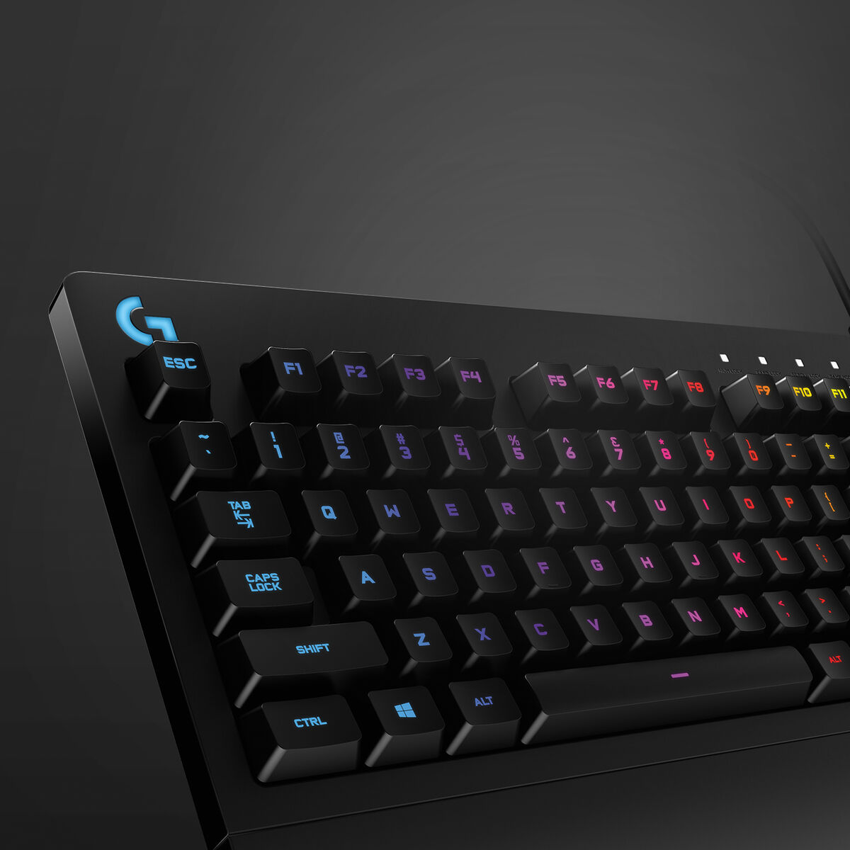 Tastiera per Giochi Logitech 920-008093 Qwerty in Spagnolo Nero 6 S91104625_4