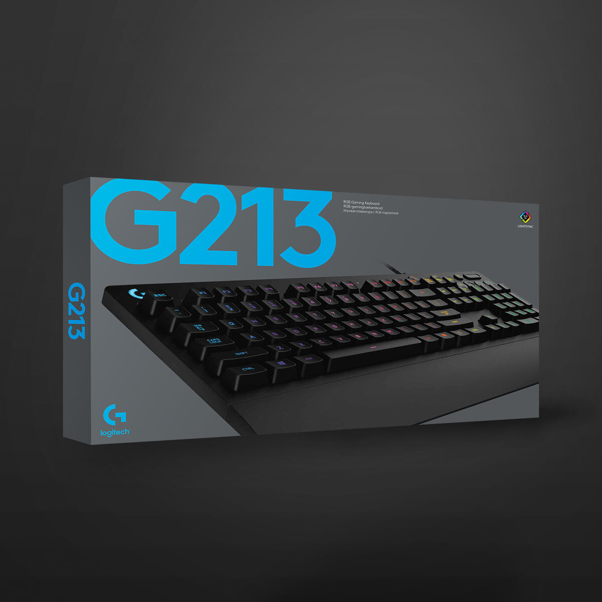 Tastiera per Giochi Logitech 920-008093 Qwerty in Spagnolo Nero 3 S91104625_1