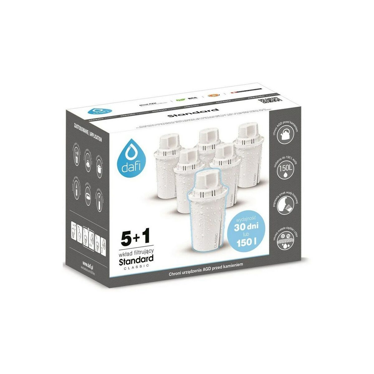 Filtro dell'acqua Dafi Classic (6 Unità) 2 S9100159_0