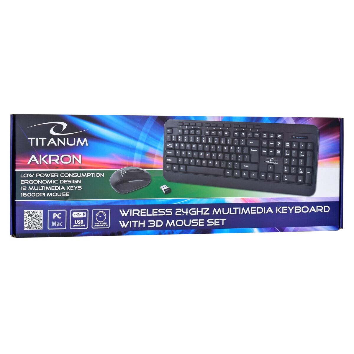 Tastiera e Mouse Titanum TK109 Nero 7 S9123901_5