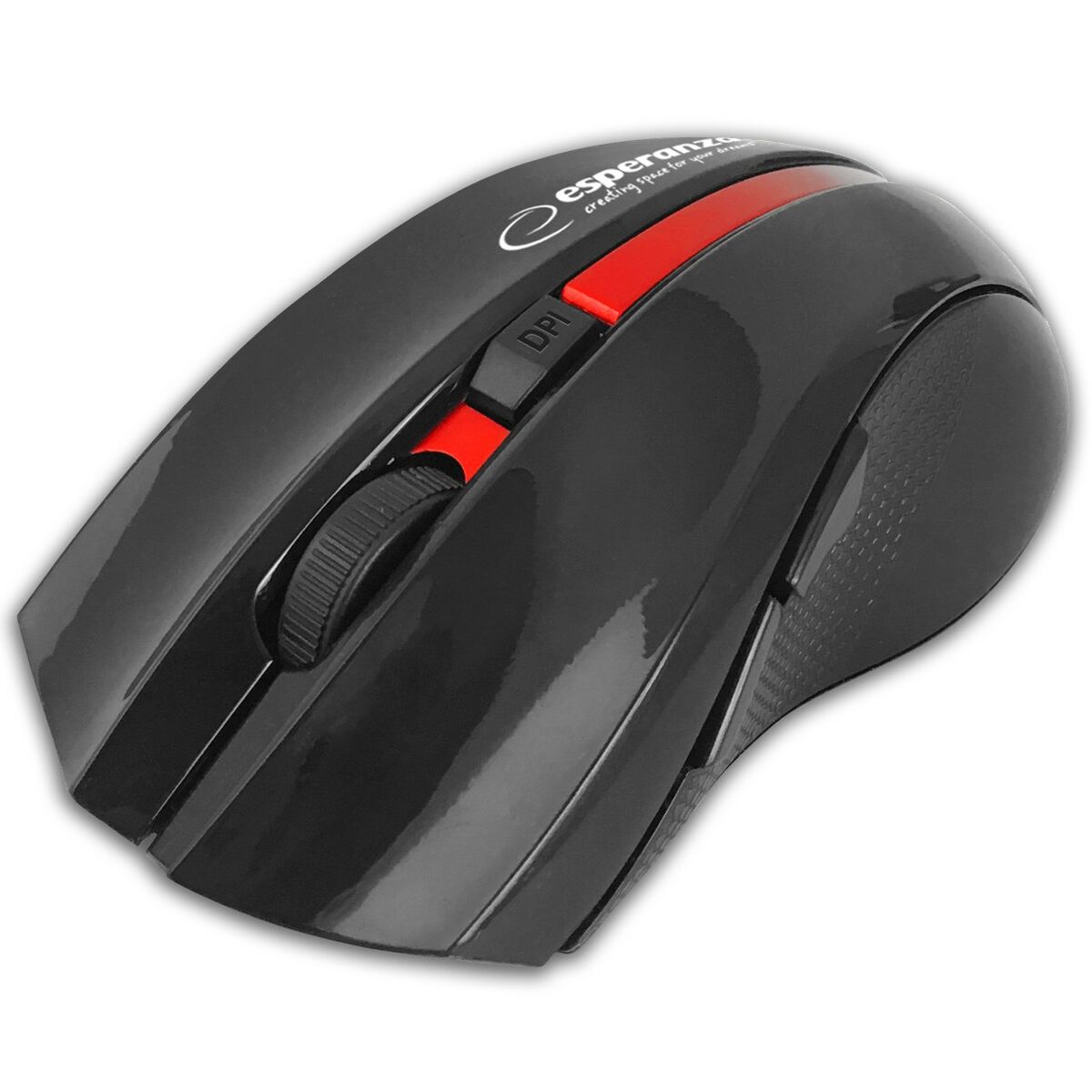 Mouse Esperanza EM129R Nero Rosso 2 S9132713_0