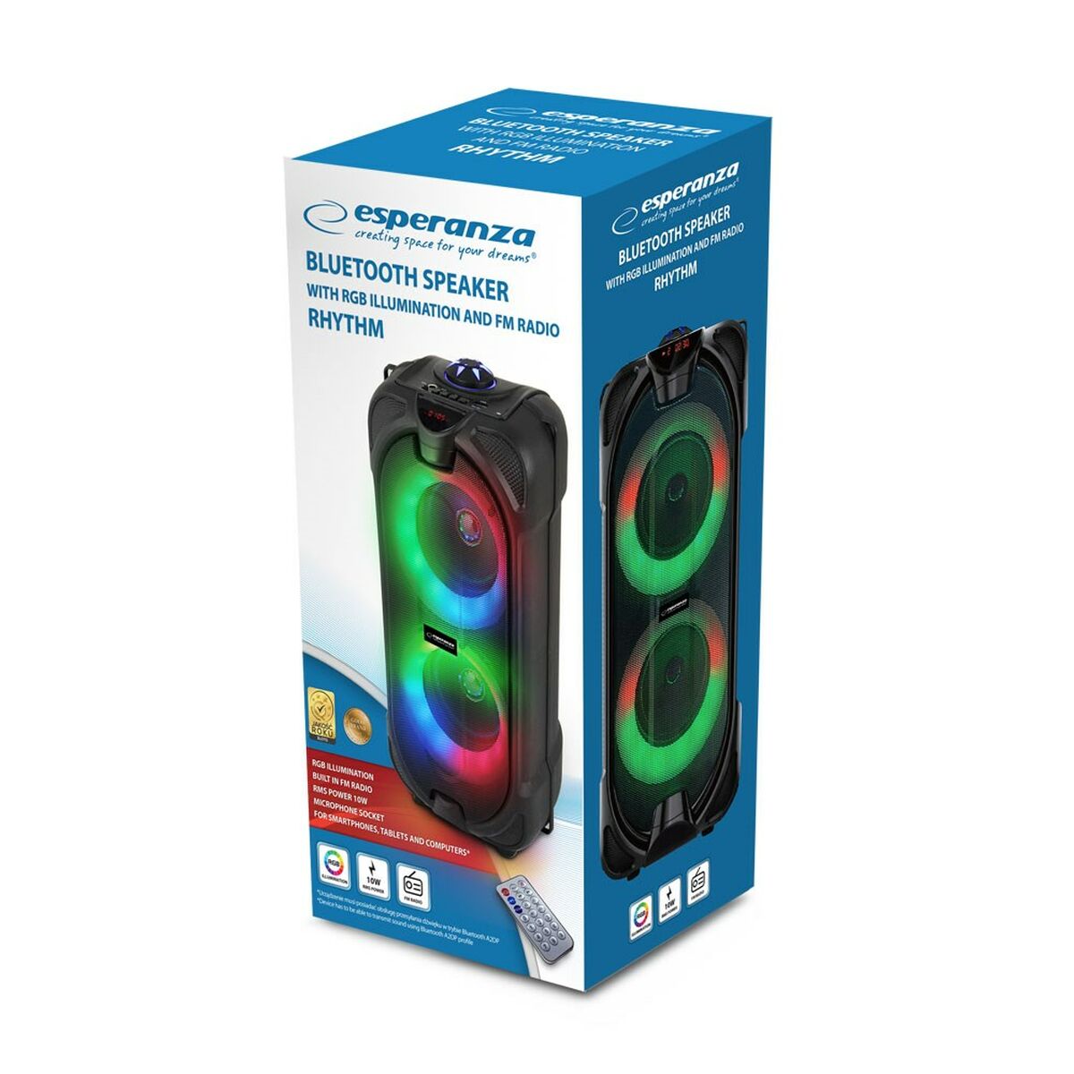 Altoparlante Bluetooth Portatile Esperanza EP157 Nero 10 W 9 S91107162_7