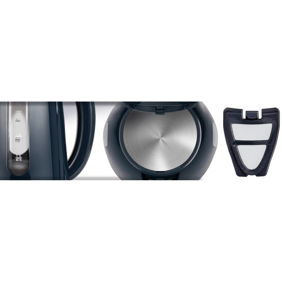 Bollitore Mpm MCZ-85/G1 Nero Plastica 2200 W 1,7 L 4 S9138185_2