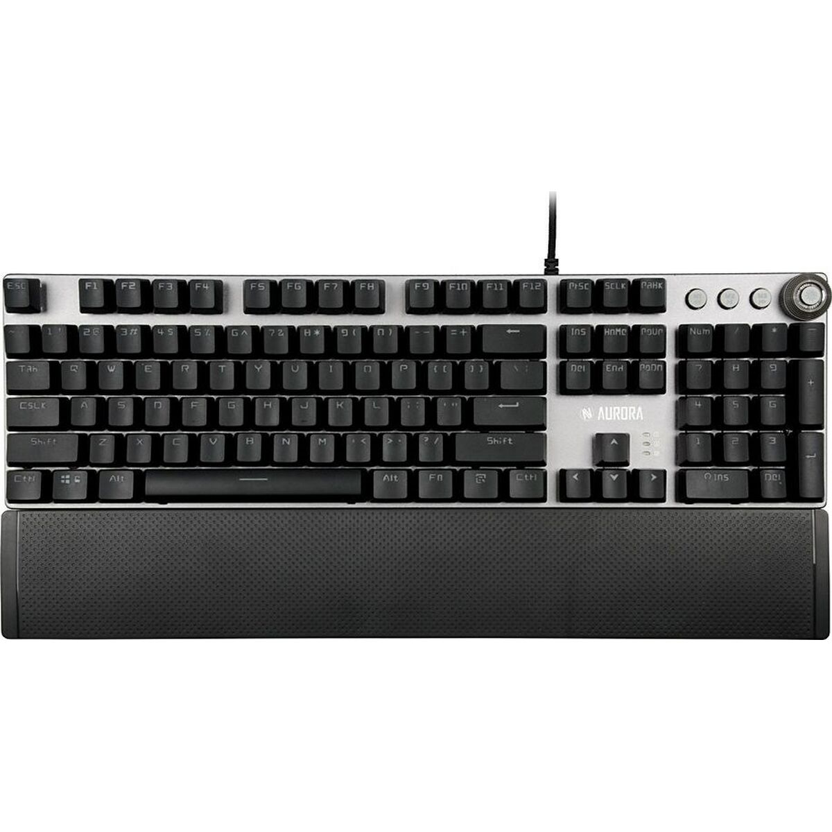 Tastiera Ibox AURORA K-3 Nero/Argentato Argentato QWERTY 3 S9123370_1