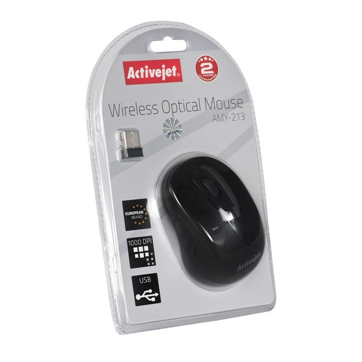 Mouse senza Fili Activejet AMY-213 Nero 6 S9122978_4