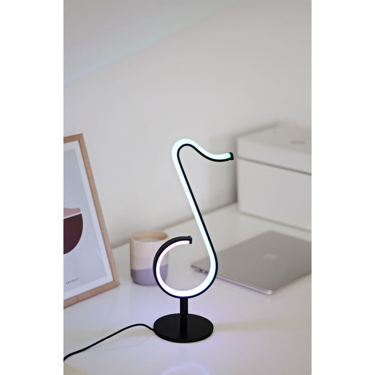 Lampada da tavolo Activejet AJE-MELODY RGB Nero Plastica 7 W 5 V 3 S9121655_1