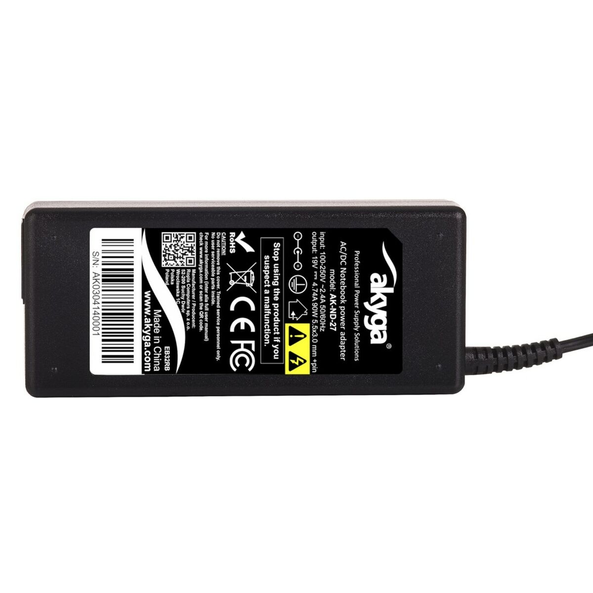 Caricabatterie Portatile Akyga AK-ND-27 90 W 7 S9129089_5