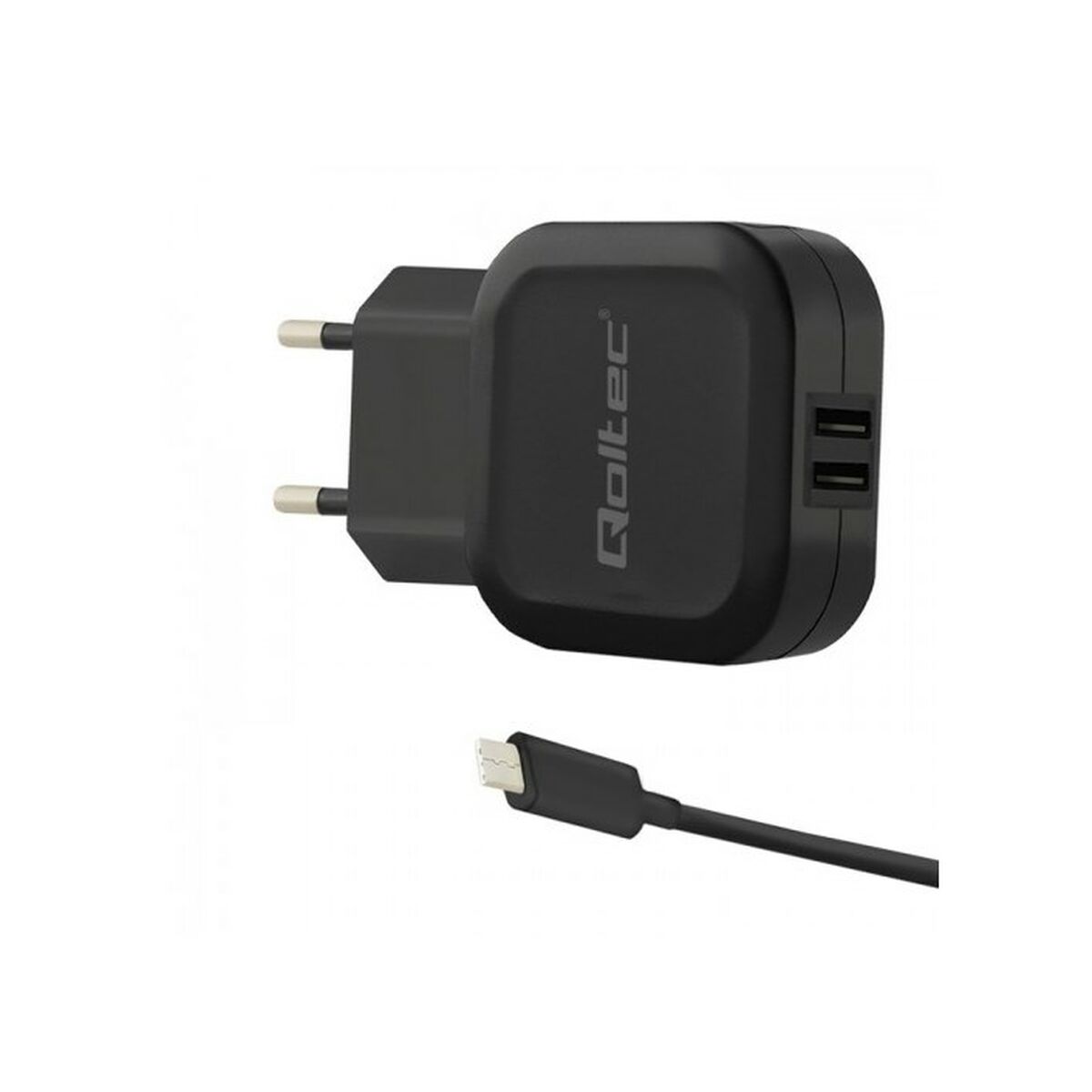 Caricabatterie da Parete Qoltec 50188 Nero 17 W 2 S9127516_0