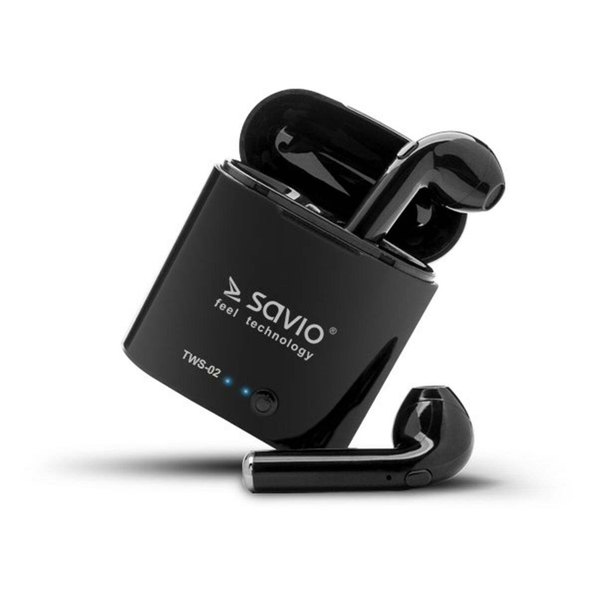 Auricolari in Ear Bluetooth Savio TWS-02 Nero Grafite 3 S9105081_1