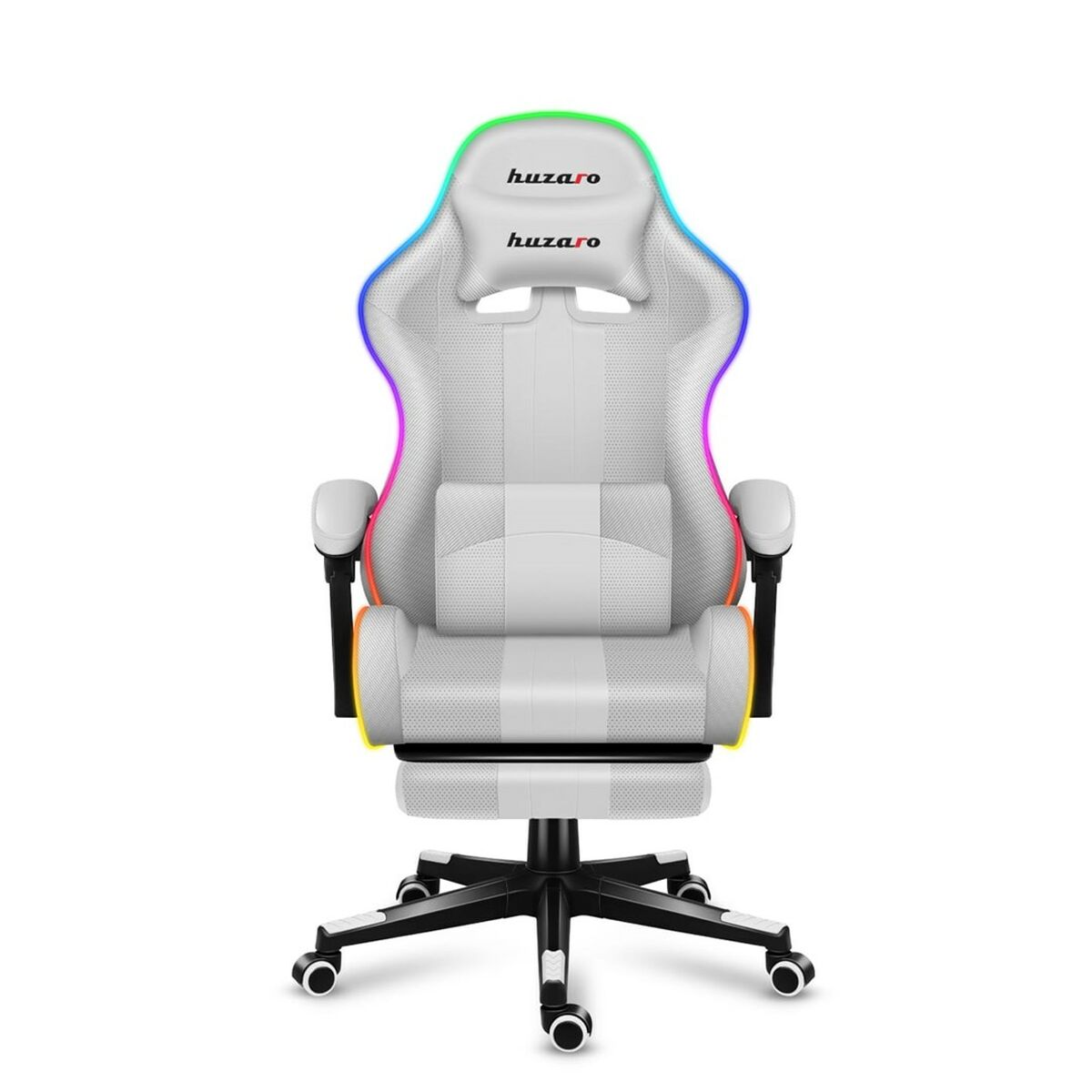Sedia Gaming Huzaro FORCE 4.7 RGB Bianco 6 S9146241_4